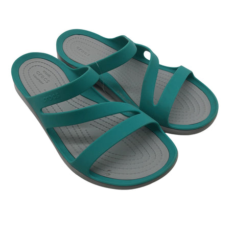 Unisex Crocs - Sandals, size 37 - Green (2)