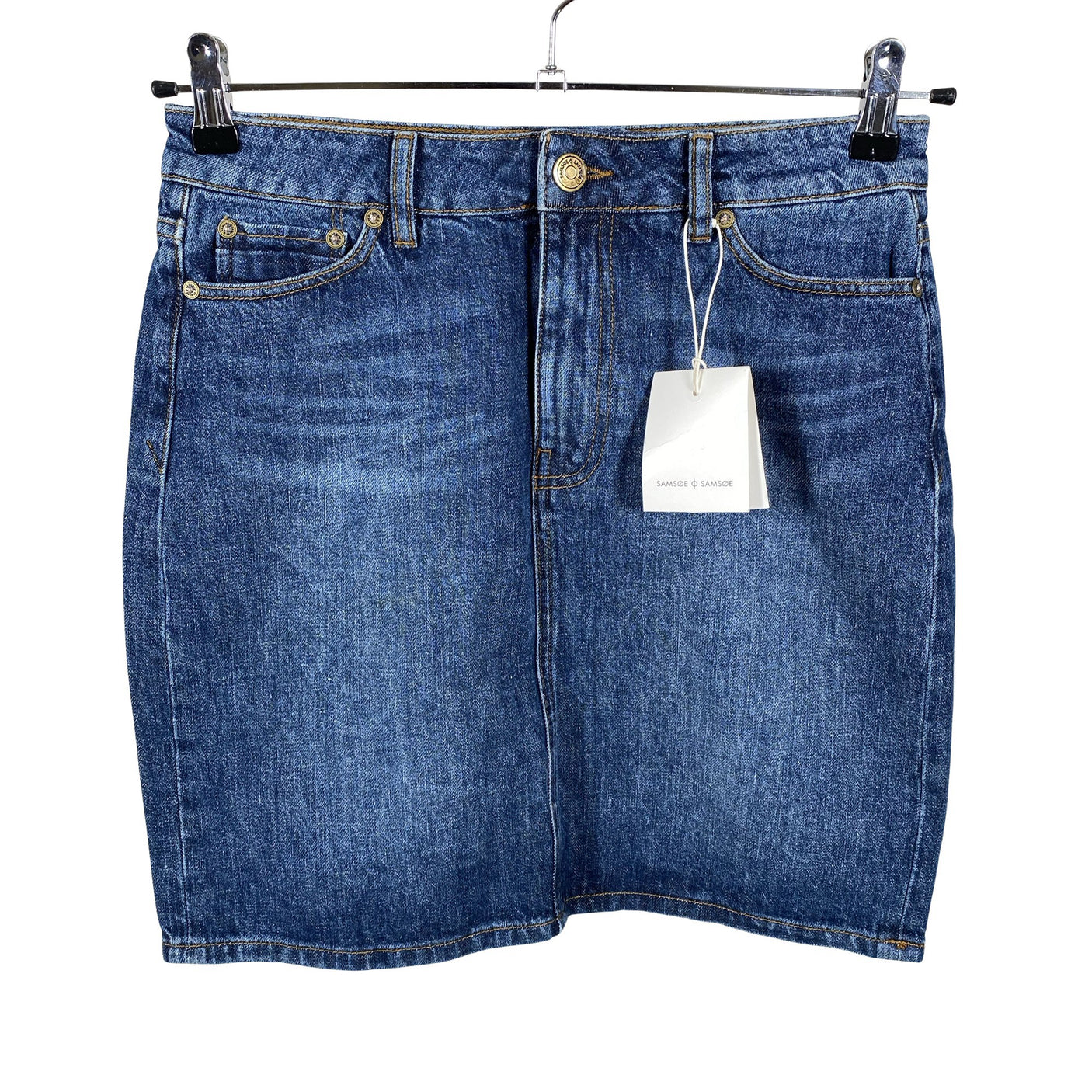 Unisex Samsoe&Samsoe - Denim skirt, size 36 - Blue (1)