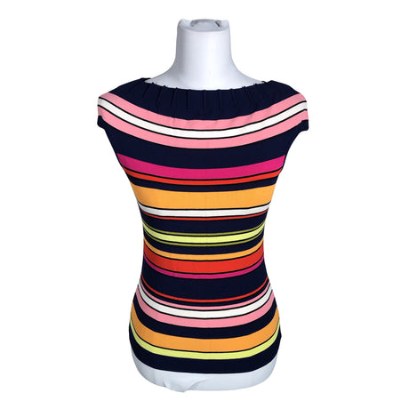Unisex Marc Cain - Short-sleeved blouse, size 36 - Blue ()