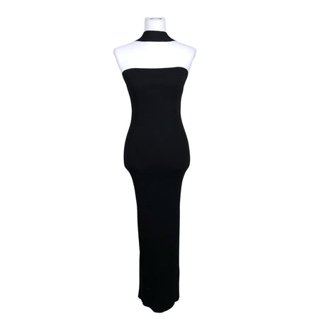 Unisex Na-KD - Knit dress, size 38 - Black ()