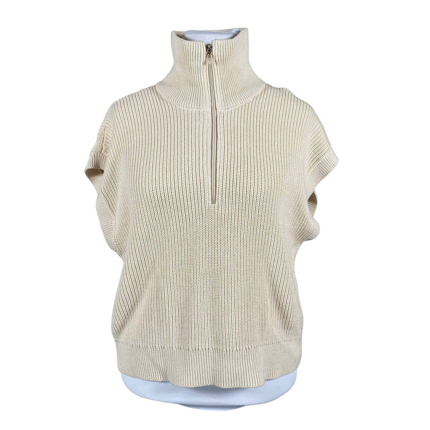 Unisex Taifun - Knit vest, size 42 - Beige (1)