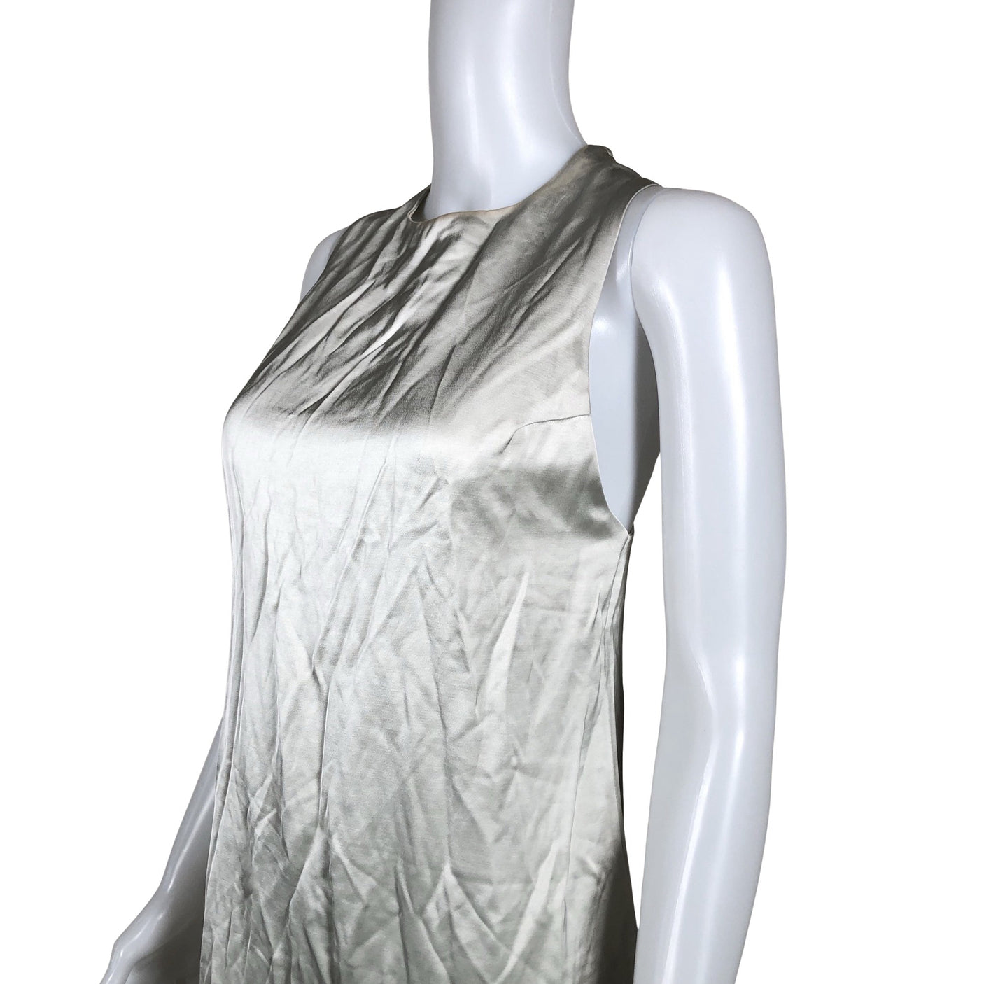 Unisex Samsoe&Samsoe - Schiffon dress, size 34 - Gray (2)