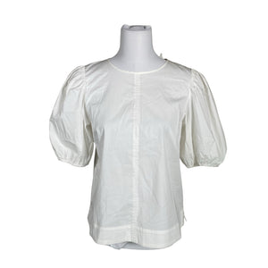 Unisex Esprit - Short-sleeved blouse, size 38 - White (1)