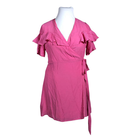 Unisex Glamorous - Schiffon dress, size 42 - Pink ()