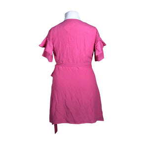 Unisex Glamorous - Schiffon dress, size 42 - Pink (2)