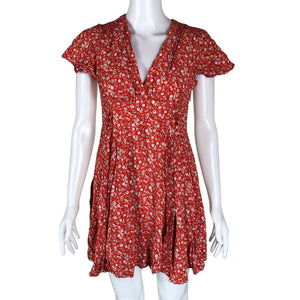 Unisex Pepe Jeans - Schiffon dress, size 36 - Red (1)