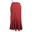 Unisex Topshop - Fabric skirt, size 42 - Red ()