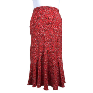 Unisex Topshop - Fabric skirt, size 42 - Red (1)