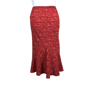 Unisex Topshop - Fabric skirt, size 42 - Red (2)