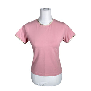 Unisex Burberry - T-shirt, size 38 - Light pink (1)
