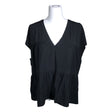 Unisex Nevereven - Short-sleeved blouse, size 40 - Black ()