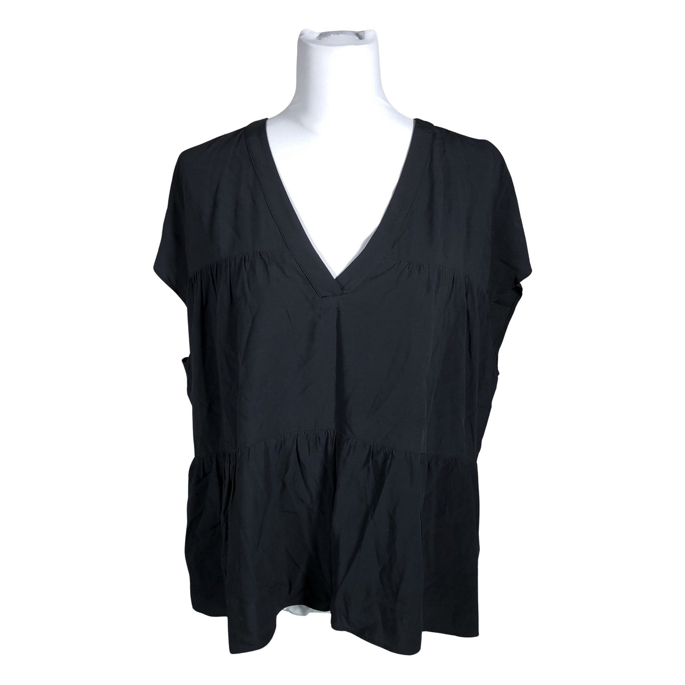 Unisex Nevereven - Short-sleeved blouse, size 40 - Black (1)