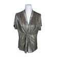 Unisex Anne Klein - Short-sleeved blouse, size 40 - Gray ()