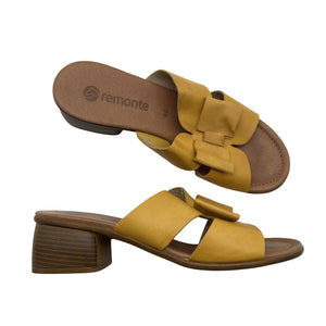 Unisex Remonte - Heeled sandals, size 40 - Yellow (1)