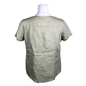 Unisex Gerry Weber - Short-sleeved blouse, size 38 - Green (2)
