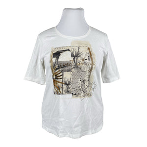 Unisex Olsen - Tricot shirt, size 44 - White (1)