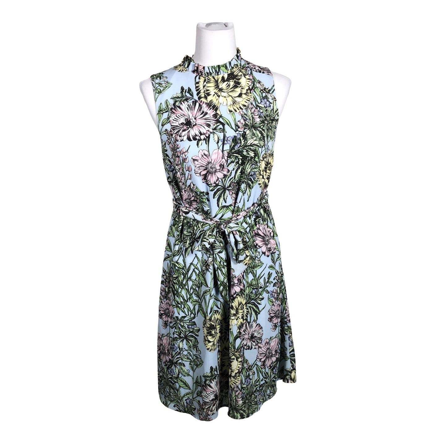 Unisex Lindex - Schiffon dress, size 38 - Light blue (1)