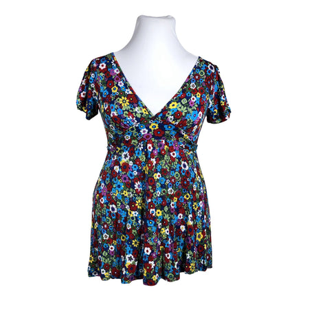Unisex Topshop - Tricot tunic, size 42 - Blue ()