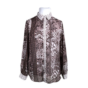 Unisex Next - Blouse, size 42 - Brown (1)