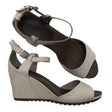 Unisex Geox - Wedge heel shoes, size 36 - Gray ()