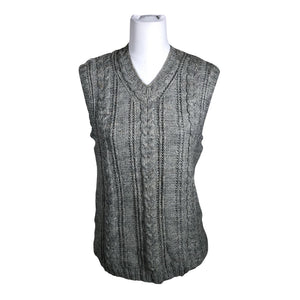 Unisex Handmade - Knit vest, size 36 - Gray (1)