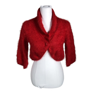 Unisex Monsoon - Knit bolero jacket, size 40 - Red (1)