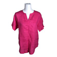 Unisex Marks&Spencer - Short-sleeved blouse, size 38 - Pink ()