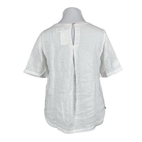 Unisex Marks&Spencer - Short-sleeved blouse, size 42 - White (2)