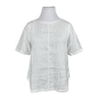 Unisex Marks&Spencer - Short-sleeved blouse, size 42 - White ()