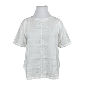 Unisex Marks&Spencer - Short-sleeved blouse, size 42 - White (1)