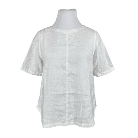 Unisex Marks&Spencer - Short-sleeved blouse, size 42 - White ()