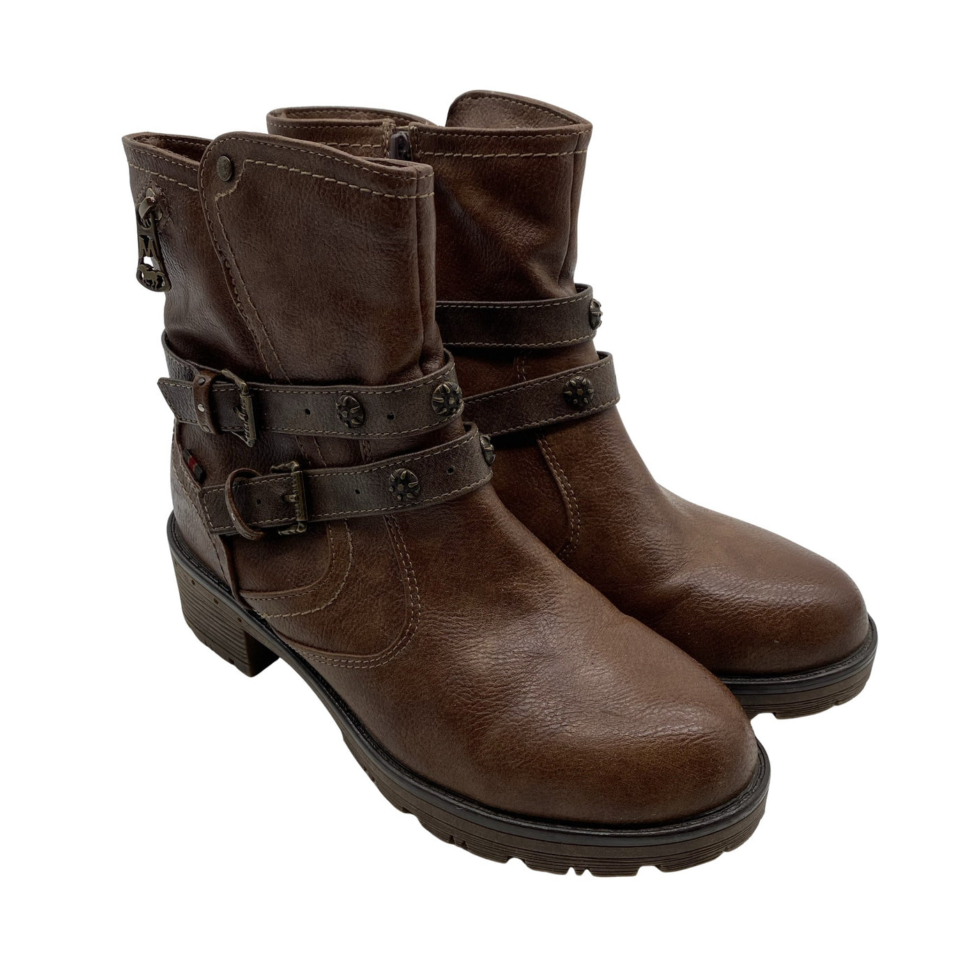 Unisex Mustang - Ankle boots, size 40 - Brown (2)