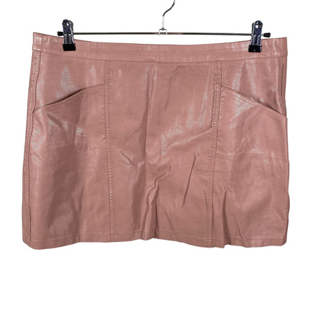 Unisex New Look - Leather skirt, size 44 - Light pink ()