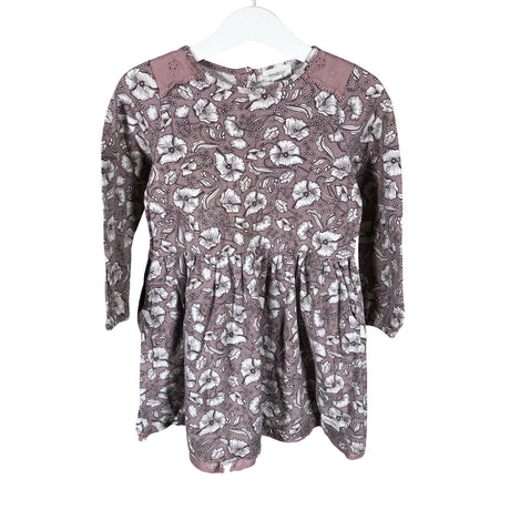 Unisex Newbie - Tricot dress, size 92 - 98 - Light pink ()
