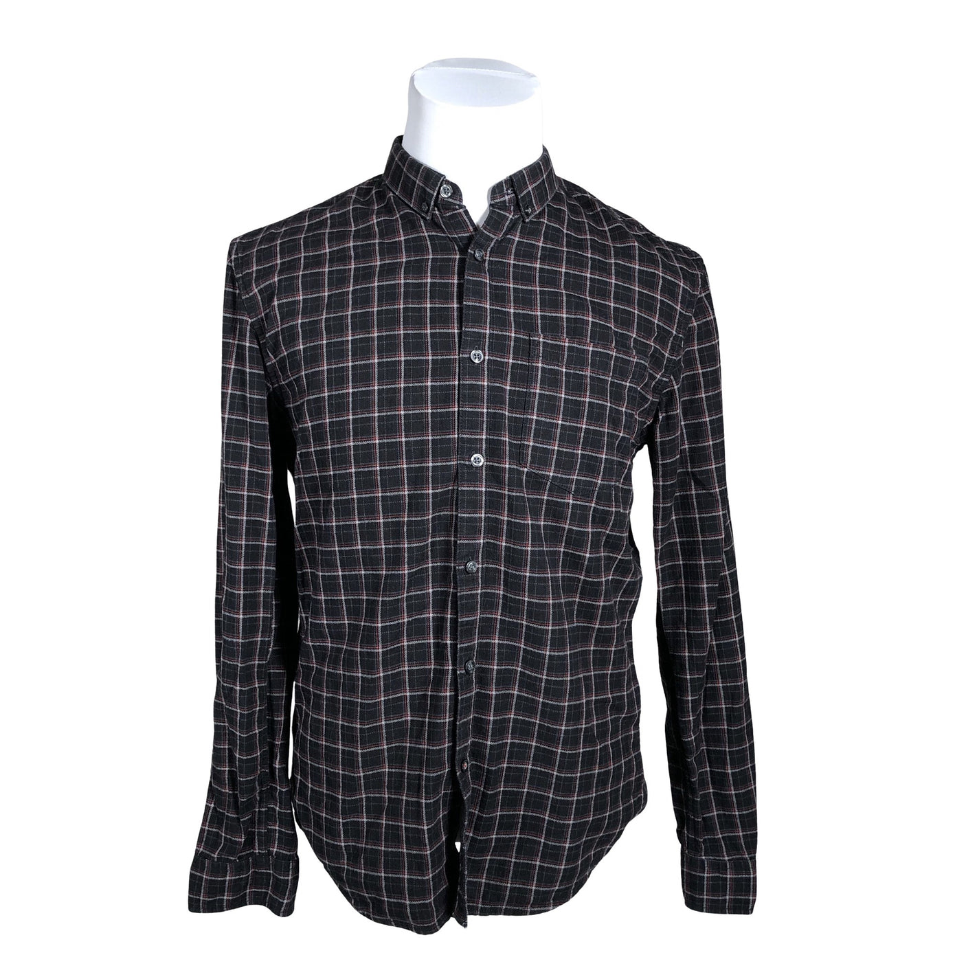 Unisex Tom Tailor - Flannel shirt, size L - Black (1)