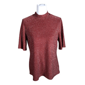 Unisex Stockh lm - Short-sleeved blouse, size 40 - Wine red (1)