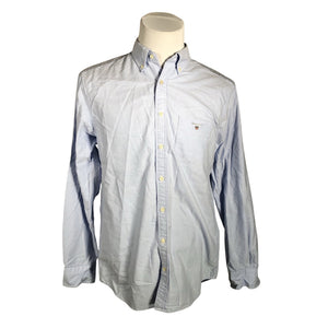 Unisex Gant - Collared shirt, size L - Blue (1)