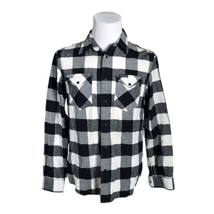 Unisex Calvin Klein Jeans - Collared shirt, size L - Gray (1)