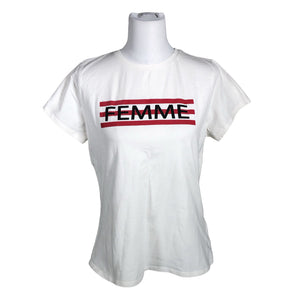Unisex Fransa - T-shirt, size 40 - White (1)