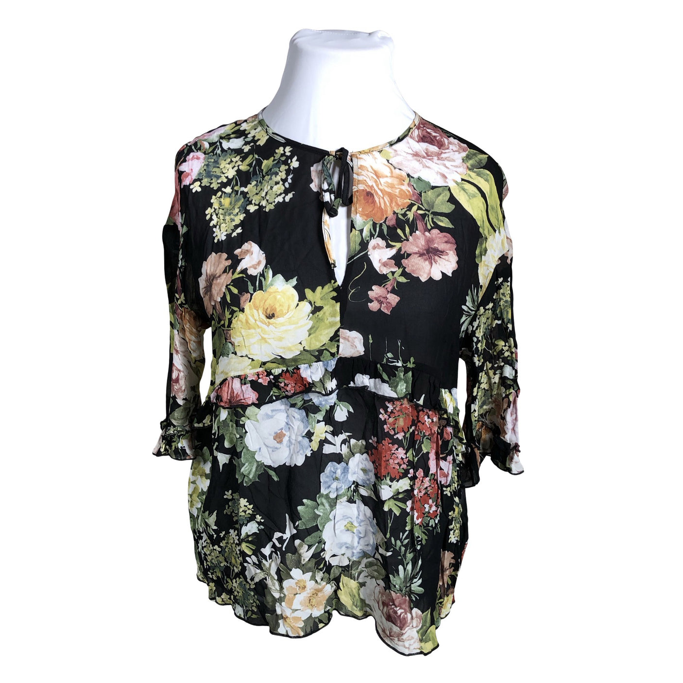 Unisex Benetton - Blouse, size 42 - Black (1)