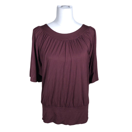 Unisex Soyaconcept - Short-sleeved blouse, size 38 - Wine red ()