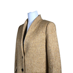Unisex J.Crew - Wool coat, size 36 - Yellow (2)