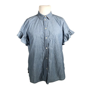 Unisex J.Crew - Blouse, size 44 - Blue (1)
