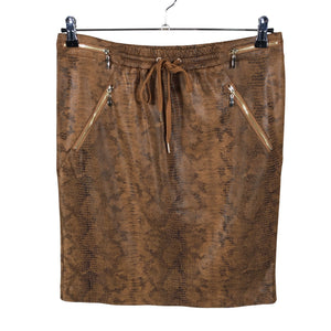 Unisex Rue de Femme - Fabric skirt, size 40 - Brown (1)