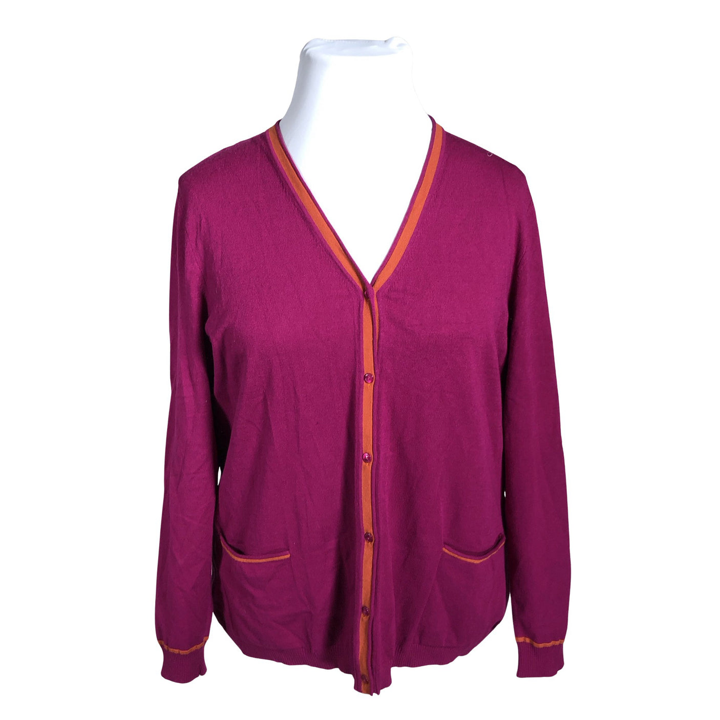 Unisex Marina Rinaldi - Cardigan, size 48 - Violet (1)