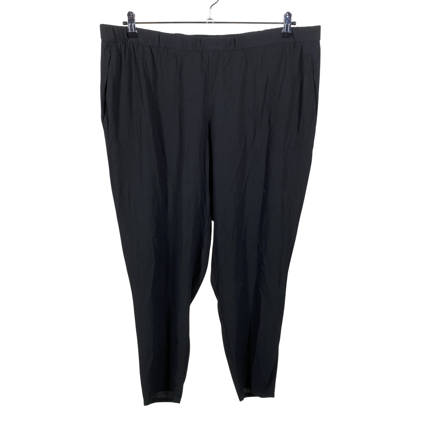 Unisex Eileen Fisher - Schiffon trousers, size 48 - Black (1)