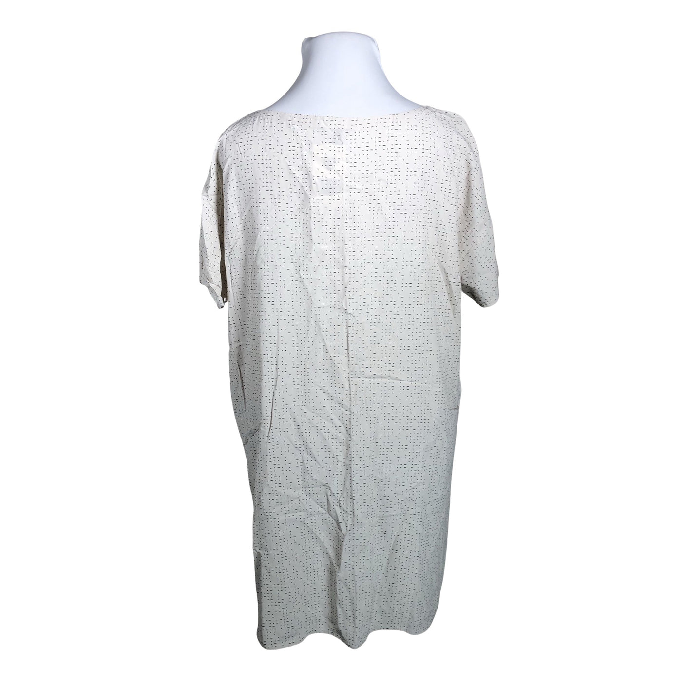 Unisex Eileen Fisher - Schiffon dress, size 48 - Natural white (2)