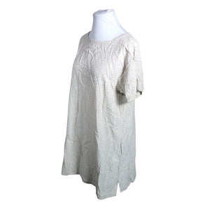 Unisex Eileen Fisher - Schiffon dress, size 48 - Natural white (3)