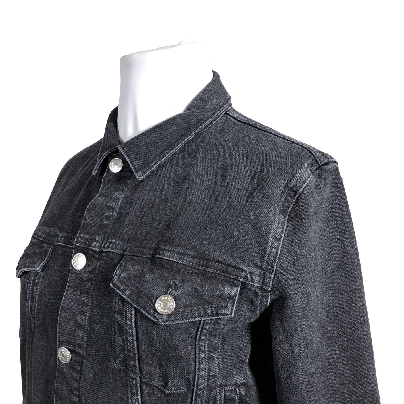Unisex Samsoe&Samsoe - Denim jacket, size 42 - Gray (2)