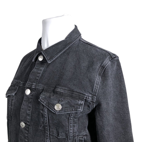 Unisex Samsoe&Samsoe - Denim jacket, size 42 - Gray (2)